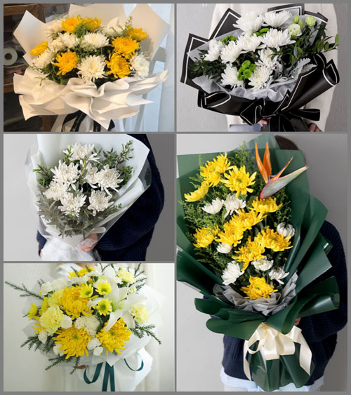 广东梅州市五华县周江镇甘茶村白事花束代送
